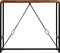 vidaXL - Bartafel - 120x60x106 - cm - massief - gerecycled - hout