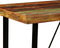 vidaXL - Bartafel - 120x60x107 - cm - massief - gerecycled - hout