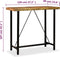 vidaXL - Bartafel - 120x60x107 - cm - massief - gerecycled - hout