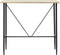 vidaXL - Bartafel - 120x60x110 - cm - MDF - eikenkleurig