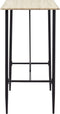 vidaXL - Bartafel - 120x60x110 - cm - MDF - eikenkleurig