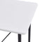 vidaXL - Bartafel - 120x60x110 - cm - MDF - wit