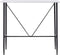 vidaXL - Bartafel - 120x60x110 - cm - MDF - wit