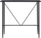 vidaXL - Bartafel - 120x60x110 - cm - MDF - zwart