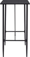 vidaXL - Bartafel - 120x60x110 - cm - MDF - zwart