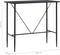 vidaXL - Bartafel - 120x60x110 - cm - MDF - zwart