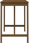 vidaXL - Bartafel - 140x80x110 - cm - massief - grenenhout - honingbruin