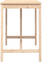 vidaXL - Bartafel - 140x80x110 - cm - massief - grenenhout