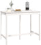 vidaXL - Bartafel - 140x80x110 - cm - massief - grenenhout - wit