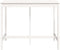 vidaXL - Bartafel - 140x80x110 - cm - massief - grenenhout - wit