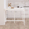 vidaXL - Bartafel - 140x80x110 - cm - massief - grenenhout - wit