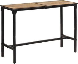 vidaXL - Bartafel - 150x55x107 - cm - massief - ruw - mangohout