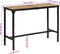 vidaXL - Bartafel - 150x55x107 - cm - massief - ruw - mangohout