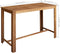 vidaXL - Bartafel - 150x70x105 - cm - massief - acaciahout