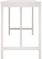 vidaXL - Bartafel - 180x80x110 - cm - massief - grenenhout - wit