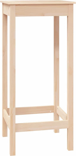 vidaXL - Bartafel - 50x50x110 - cm - massief - grenenhout