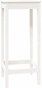 vidaXL - Bartafel - 50x50x110 - cm - massief - grenenhout - wit