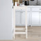 vidaXL - Bartafel - 50x50x110 - cm - massief - grenenhout - wit