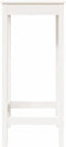 vidaXL - Bartafel - 50x50x110 - cm - massief - grenenhout - wit