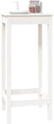 vidaXL - Bartafel - 50x50x110 - cm - massief - grenenhout - wit
