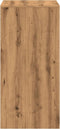 vidaXL - Bartafel - 51x50x103,5 - cm - bewerkt - hout - artisanaal - eikenkleur