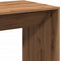 vidaXL - Bartafel - 51x50x103,5 - cm - bewerkt - hout - artisanaal - eikenkleur