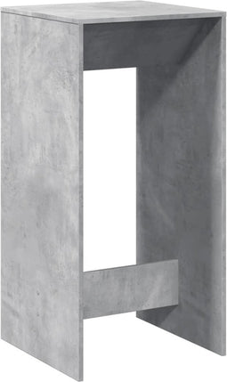 vidaXL - Bartafel - 51x50x103,5 - cm - bewerkt - hout - betongrijs