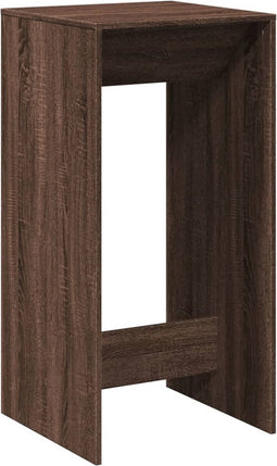 vidaXL - Bartafel - 51x50x103,5 - cm - bewerkt - hout - bruin - eikenkleurig