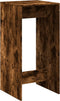 vidaXL - Bartafel - 51x50x103,5 - cm - bewerkt - hout - gerookt - eikenkleur