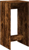 vidaXL - Bartafel - 51x50x103,5 - cm - bewerkt - hout - gerookt - eikenkleur
