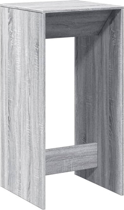 vidaXL - Bartafel - 51x50x103,5 - cm - bewerkt - hout - grijs - sonoma - eikenkleurig