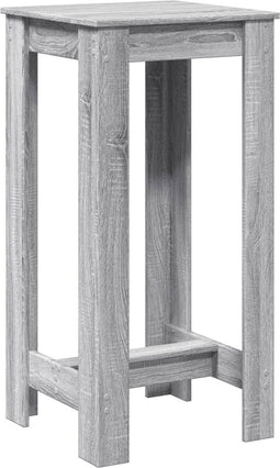 vidaXL - Bartafel - 51x50x103,5 - cm - bewerkt - hout - grijs - sonoma - eikenkleurig