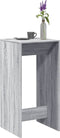 vidaXL - Bartafel - 51x50x103,5 - cm - bewerkt - hout - grijs - sonoma - eikenkleurig