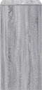 vidaXL - Bartafel - 51x50x103,5 - cm - bewerkt - hout - grijs - sonoma - eikenkleurig