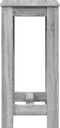 vidaXL - Bartafel - 51x50x103,5 - cm - bewerkt - hout - grijs - sonoma - eikenkleurig