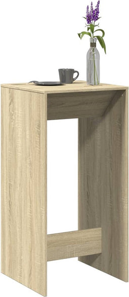 vidaXL - Bartafel - 51x50x103,5 - cm - bewerkt - hout - sonoma - eikenkleurig