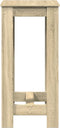 vidaXL - Bartafel - 51x50x103,5 - cm - bewerkt - hout - sonoma - eikenkleurig