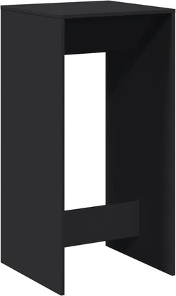 vidaXL - Bartafel - 51x50x103,5 - cm - bewerkt - hout - zwart