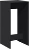 vidaXL - Bartafel - 51x50x103,5 - cm - bewerkt - hout - zwart