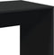 vidaXL - Bartafel - 51x50x103,5 - cm - bewerkt - hout - zwart