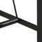 vidaXL - Bartafel - 55x55x107 - cm - massief - acaciahout - en - ijzer