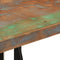 vidaXL - Bartafel - 55x55x107 - cm - massief - gerecycled - hout - en - ijzer