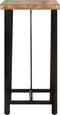 vidaXL - Bartafel - 55x55x107 - cm - massief - gerecycled - hout - en - ijzer