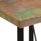 vidaXL - Bartafel - 55x55x107 - cm - massief - gerecycled - hout - en - ijzer
