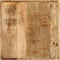 vidaXL - Bartafel - 55x55x107 - cm - massief - mangohout - en - ijzer