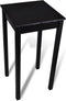 vidaXL - Bartafel - 55x55x107 - cm - MDF - zwart