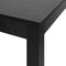 vidaXL - Bartafel - 55x55x107 - cm - MDF - zwart