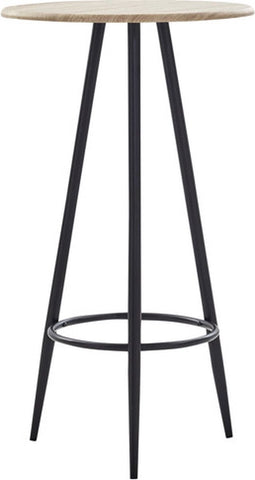 vidaXL - Bartafel - 60x107,5 - cm - MDF - eikenkleurig
