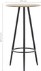 vidaXL - Bartafel - 60x107,5 - cm - MDF - eikenkleurig