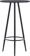 vidaXL - Bartafel - 60x107,5 - cm - MDF - zwart